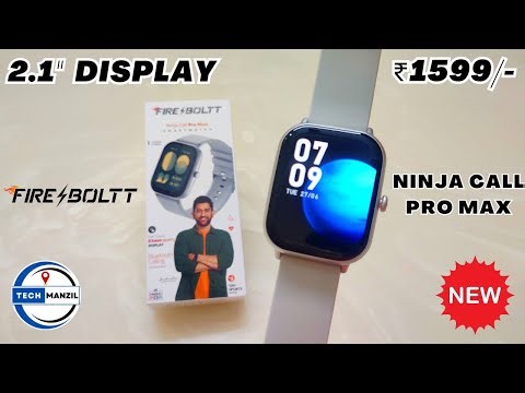 Fire Boltt Ninja Call Pro Max - Unboxing & Review | fire boltt ninja call pro max smartwatch | watch