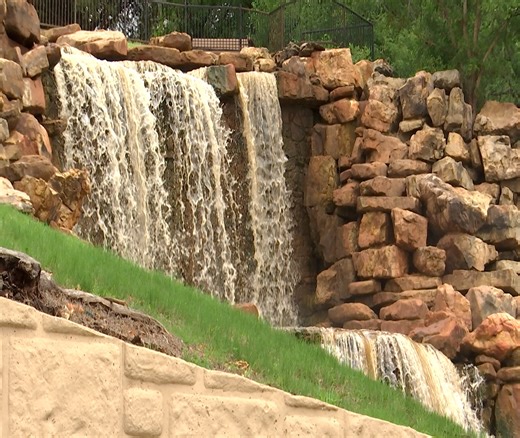 “The Falls” Man-made waterfall to celebrate 35 years