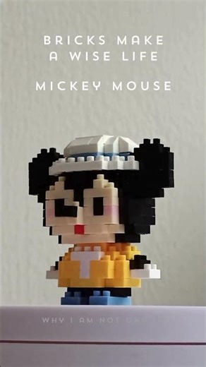 🎈 Mickey Mouse Nanoblock 360° Spin 3.0 | Bricks Make a Wise Life 011 | Mini Block Showcase