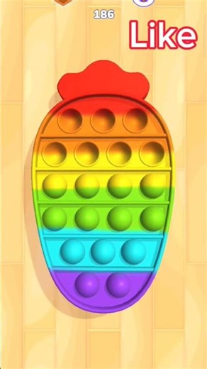 carrot pop it #shorts #popit #satisfying