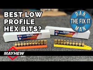 Mayhew Tools Dual Drive Hex Bits! - Low Profile - Tight Access - Lifetime Warranty - Best Allen Bits