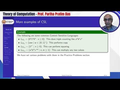 Context Sensitive Grammars and Languages (CSG & CSL)