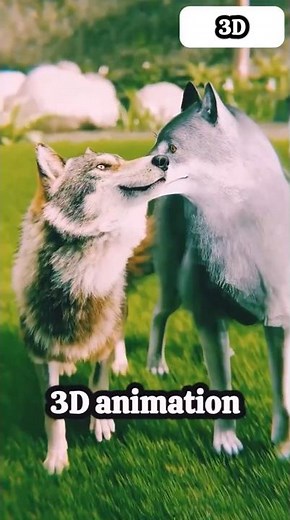 Why Male Wolves Circle a Female During Mating ?!😳🐺