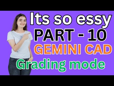 Gemini CAD Tutorial – Part 10 | Grading Mode Tools for Pattern Design