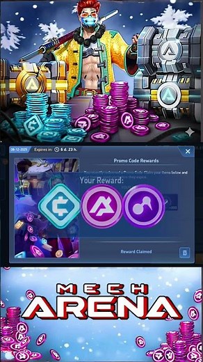 Mech Arena - NEW PROMO CODES (2025) | Claim Free A-coins