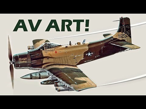 CREATING AVIATION ART: First of a new series giving you an inside look at painting airplanes!