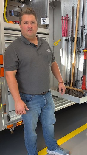 A unique way to carry pickets on Rescue 168. They are placed in a round welded tube with a handle which is then mounted to the slide out. This way multiple pickets are stored together and can be deployed at the same time. Work was performed by @firstduefabrication at @fireandsafetynj for @pfars168 . #nationalfireradio #apparatusinnovation | National Fire Radio