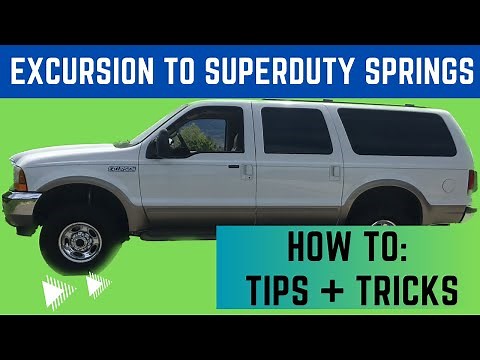 Ford Excursion Leaf Spring Swap: V/C code Install