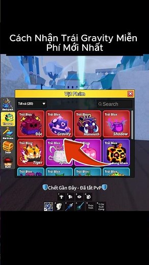 Cách Nhận Trái Gravity Miễn Phí Mới Nhất Trong Blox Fruits #roblox #bloxfruits
