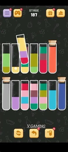 water sort Quest level 187