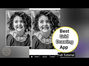 Best App for Grid Method In Drawing |Grid Drawing Tutorial| |Fine Sketch Art|