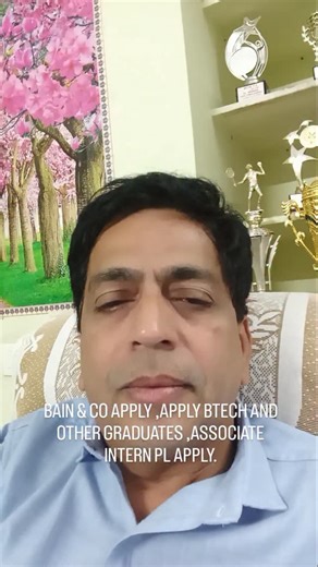 BAIN & CO ,BTECH AND OTHER GRADUATES APPLY ASSOCIATE INTERN. | Chandrasekhar Vadlamani