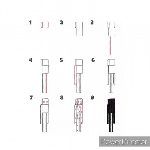 How to draw minecraft mob easy trick👁️‍🗨️🎉#shorts