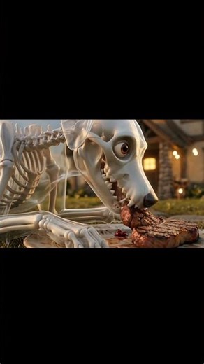 What Happens Inside a Dog When It Eats? 😳🐶 #shorts #viral #xray