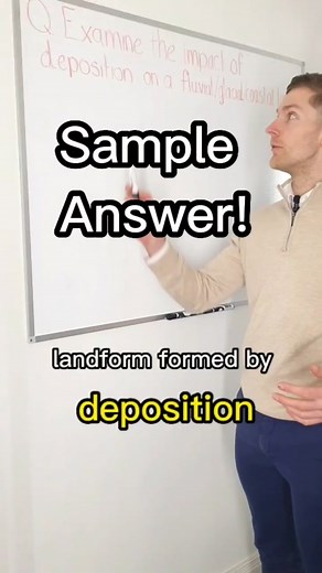 Quick revision on a likely 30 mark question this years Leaving Cert Geography paper 📚 Flocculation; As fresh water (river) mixes with salt water (sea/ocean) a chemical reaction causes sediment to stick together (making it heavier) causing it to fall onto the riverbed #leavingcert #leavingcertgeography #examrevision #studytips #rivers #geography