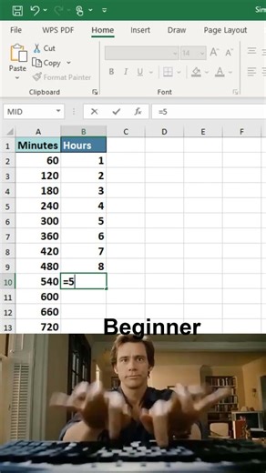 How to convert minutes to hours in excel 😱