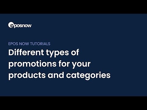 Different types of promotions for your products and categories