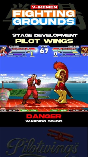 [V-IKEMEN] Stage Development - Pilot Wings Stage #ikemengo #mugen #defjamfightfornewyork