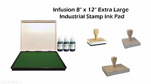 Watch Infusion 8x12 Extra Large Industrial Stamp Ink Pad on Amazon Live