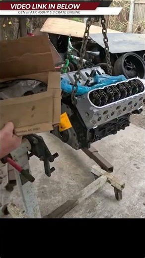 ATK 5.3 450HP Crate Engine Build : PreRunner Project Silverado #shorts