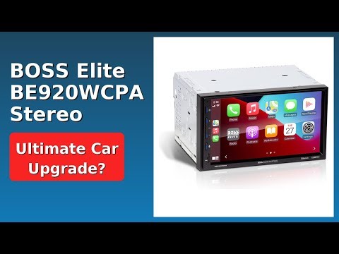 REVIEW (2025): BOSS Elite BE920WCPA Stereo. Features.