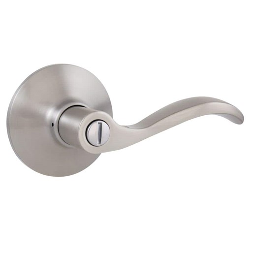 Reviews for Defiant Naples Satin Nickel Bed/Bath Door Handle | Pg 3 - The Home Depot