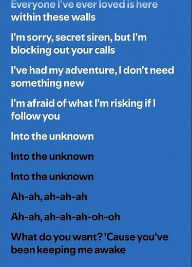 Into The Unknown (Lyrics) - Panic! At The Disco