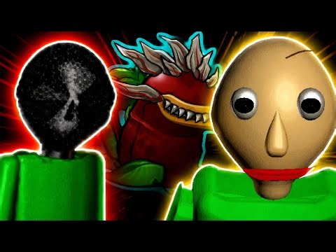 Baldi's Basics, but they're horror mods recreated in Roblox.