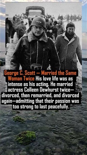 George C Scott — Married the Same Woman Twice #facts #history #new #memes #hollywood #movie #life