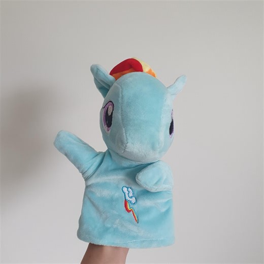 My Little Pony Rainbow Dash Plush Hand Puppet - Etsy