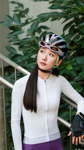 Women’s Purple Cycling Outfit 💜 | INBIKE Cycling Kit