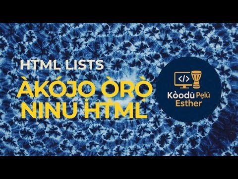 Master HTML Lists | Create Ordered & Unordered Lists Easily (HTML Basics for Beginners)