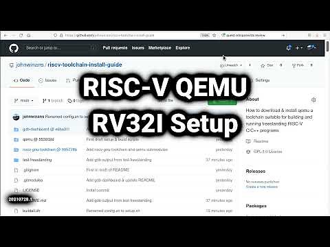 QEMU RV32I Installation & Setup