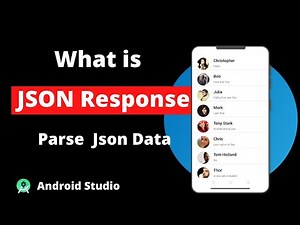 JSON in Android Studio | JSON in Android | JSON Object in Android Studio | JSON Response in Android