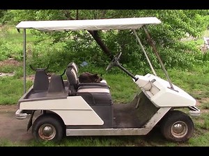 Vintage 1974 Cushman Golfster 36V Trophy Golf Cart (But Does It Run?)