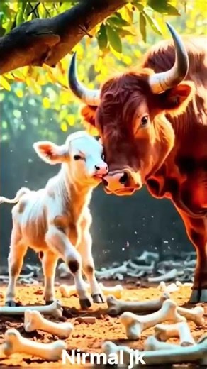 The Calf is Who Trainedand Became a Lion #redbull #calf #shorts #trending #ai