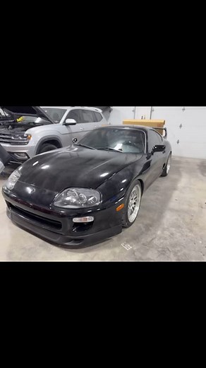 Supra came in straight from the Mecum auction to get all imperfections addressed. We started by stripping the front end of all stone chips, minor body work, and shaving license plate holes, targa top had a small dent, rear bumper had spider web cracking all over which turned out to be because it was painted multiple times resulting in us going the safe route to guarantee our work and stripped it down to bare! Mirrors and door handles had paint fade/ wear and tear from years of use, the front lip