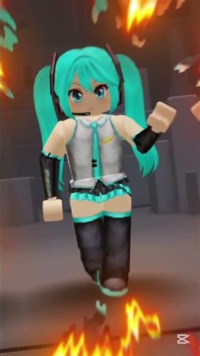(Roblox) My Hatsune Miku Avatar! #roblox #shorts #vocaloid