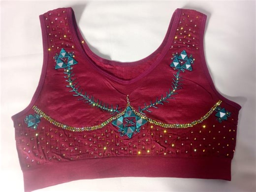 Handmade Women’s Seamless Comfort Bra Embroidered - Etsy