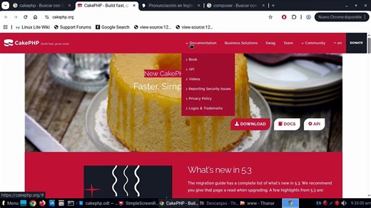 Installing and creating a new CakePHP 4 project with Composer