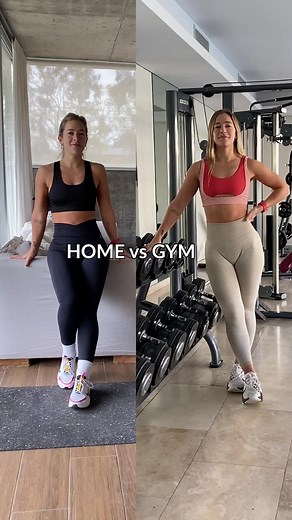 En dónde entrenás🤔 🏠 o 🏋🏻‍♀️ o 🏠 🏋🏻‍♀️ #mujeres #entrenar #gym