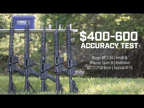 Which Budget AR-15 Is The Most Accurate? - PSA, Ruger, Anderson, S&W, Radical Firearms