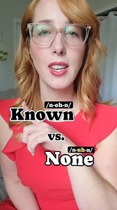 Known vs. None 🇺🇲 English Pronunciation Practice with @perfectlypronounced, follow for more! 🎯 Does this sound like YOU? ✅️ You want to speak with more clarity. ✅️ You want to speak with more confidence. ✅️ You want to improve your pronunciation. 🗣 You love practicing with Kelly on IG. ❌️ But you don't know what's causing your problems, what to practice, or how often. ❌️You lack someone to give you feedback. If you said YES, to any of these above... ✅️Consider booking a private session. Kell