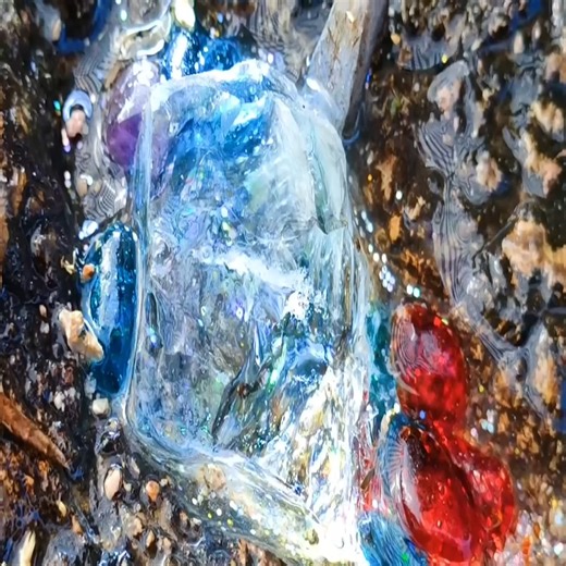 2.6M views · 44K reactions | Sapphire and ruby grow together on the cliffs | Chak Krythink | Facebook