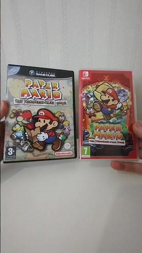 Paper Mario The Thousand Year Door - GAMECUBE & SWITCH Comparison