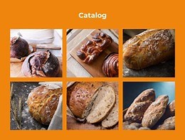 Bakery catalog - CSS Template by Nicepage