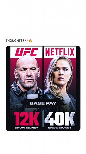 UFC 12k vs Netflix 40k: The Pay Debate Explained