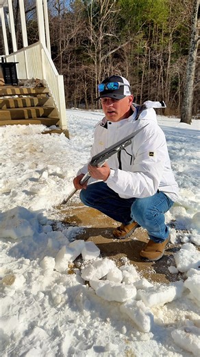 Heavy-Duty Ice Scraper & Snow Shovel for Efficient Ice Removal