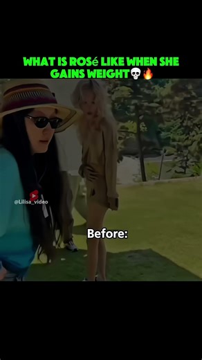 What is Rosé like when she gains weight #rosé #blackpink