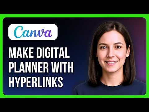 How To Make A Digital Planner With Hyperlinks In Canva